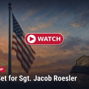 Fostoria News American flag at half-mast during funeral for Sgt. Jacob Roesler.
